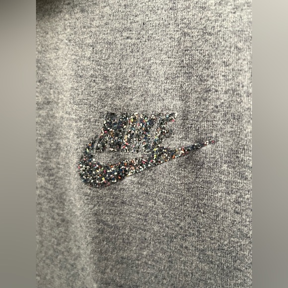 Nike Speckled Logo T Shirt Heavyweight Cotton Size Large Men’s - Picture 2 of 4